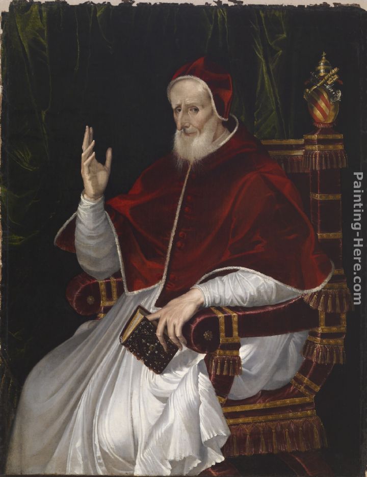 Portrait of Pope Pius V painting - Unknown Artist Portrait of Pope Pius V art painting